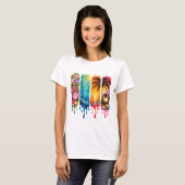 HELDER ZOMERTHEMA SCÈNES & VOORWERPEN T-SHIRT (Voorkant volledig)