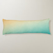 Helder zonlicht Aqua Ombre  Lichaamskussen (Achterkant)