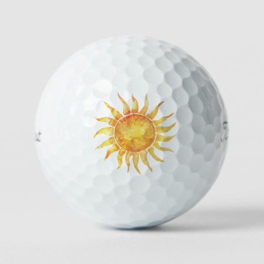 Helder zonlicht golfballen (Voorkant)