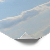 Helder zonlicht met Poster van wolken (Hoek)