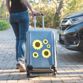 Helder Zonnebloem Sticker zonder achtergrond  (Koffer Insitu)