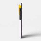 Helder Zonnebloempaustnaam iPhone Case (Achterkant / Links)