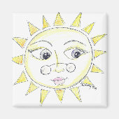 Helder zonnige Magnet (Voorkant)