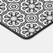 Helder zwart-wit Abstract Bureaumat (Hoek)