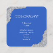 Helderblauw Abstracte Visitekaartjes (Voorkant)