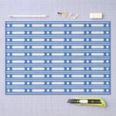 Helderblauw beeninlegrand met stippen decoupagepap tissuepapier (Craft)