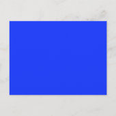 Helderblauw Briefkaart (Voorkant)
