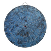 Helderblauw  dartbord (Voorkant)