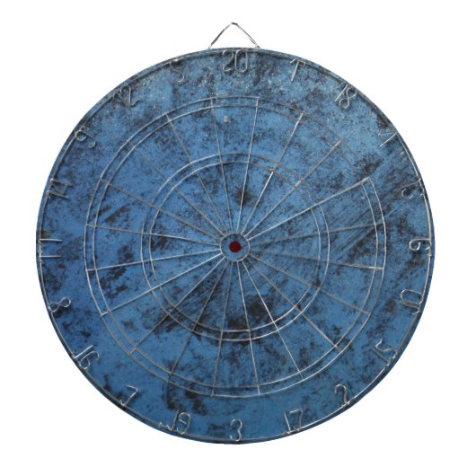 Helderblauw  dartbord (Voorkant)