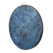 Helderblauw  dartbord (Voorkant Rechts)
