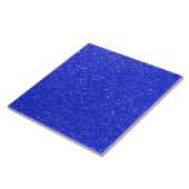 Helderblauw glitter tegeltje (Zijkant)