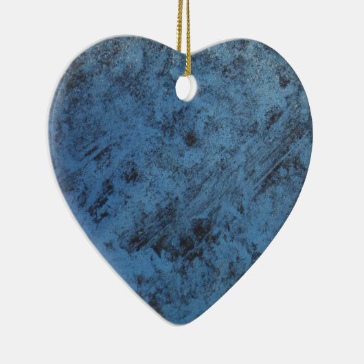 Helderblauw keramisch ornament (Rechts)