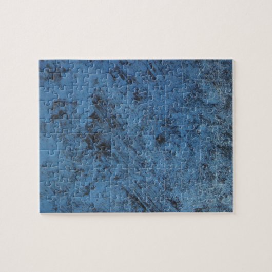 Helderblauw  legpuzzel (Horizontaal)