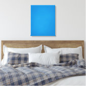Helderblauw met korrelige textuur canvas afdruk (Insitu (Slaapkamer))