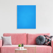 Helderblauw met korrelige textuur canvas afdruk (Insitu (Woonkamer))