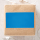 Helderblauw met korrelige textuur etiket (Insitu)
