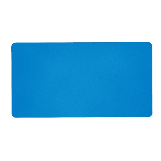 Helderblauw met korrelige textuur etiket (Voorkant)