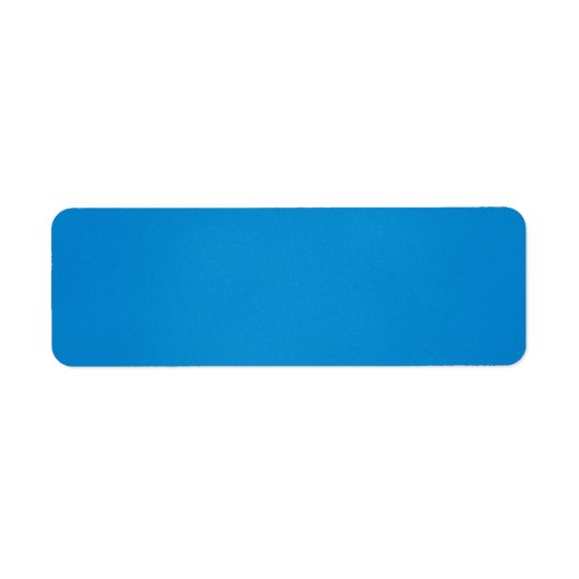 Helderblauw met korrelige textuur etiket (Voorkant)