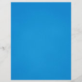 Helderblauw met korrelige textuur flyer (Achterkant)