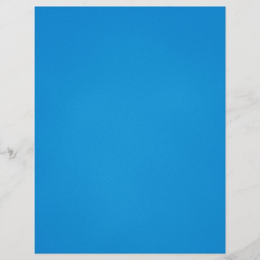 Helderblauw met korrelige textuur flyer (Voorkant)