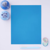 Helderblauw met korrelige textuur flyer (Enkel)