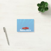 Helderblauw met rode sportauto's Kinder jongens Post-it® Notes (Kantoor)