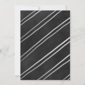 Helderblauw, modern Baby shower Kaart (Achterkant)