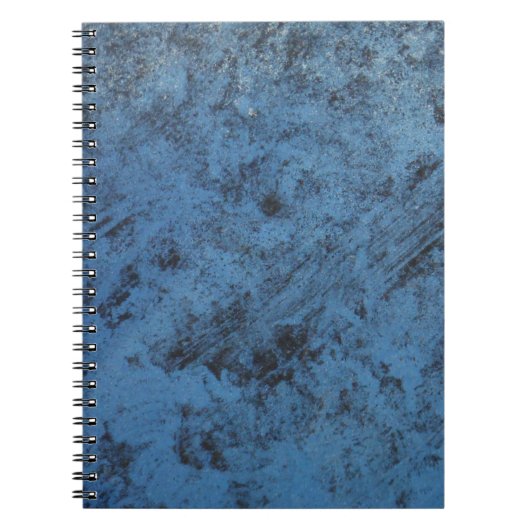 Helderblauw  notitieboek (Voorkant)