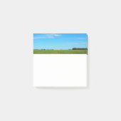 Helderblauw Prairie Sky Square Post-it® Notes (Voorkant)