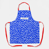 Helderblauw Schort (Voorkant)