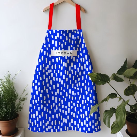 Helderblauw Schort