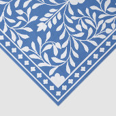 Helderblauw Traditioneel Bot Inleg Decoupage Papie Tissuepapier (Detail)