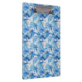 Helderblauw tropisch Waterverf Klembord (Rechts)