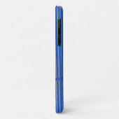 Helderblauw, uniek, modern tapepatroon Case-Mate iPhone case (Achterkant/links)