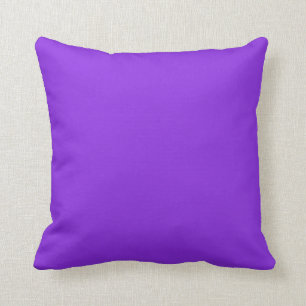  Helderblauw Violet (effen kleur)  Kussen