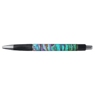 Helderblauwe groene Paua Abalone Shell Pen