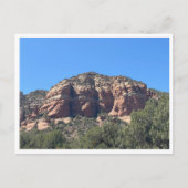 Helderblauwe lucht briefkaart (Voorkant)