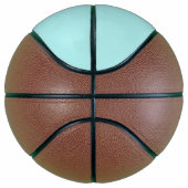 Helderblauwe schotel basketbal (Rechts)