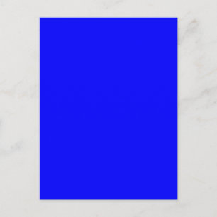 Helderblauwe, Solid Trend Color Achtergrond Briefkaart