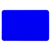 Helderblauwe, Solid Trend Color Achtergrond Magneet (Horizontaal)