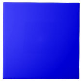 Helderblauwe, Solid Trend Color Achtergrond Tegeltje (Voorkant)