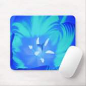 Helderblauwe Tulp Muismat (Met muis)