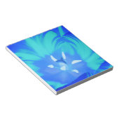 Helderblauwe Tulp Notitieblok (Schuin)