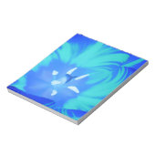 Helderblauwe Tulp Notitieblok (Linkerzijde)