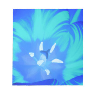 Helderblauwe Tulp Notitieblok