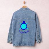 Helderblauwe Turtle Dude Denim Jacket (Hangar)