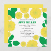 Helderbloemen - Bridal douche Uitnodiging (Voorkant / Achterkant)