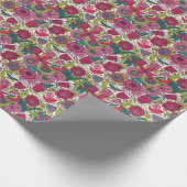 Helderbloempatroon Cadeaupapier (Hoek)