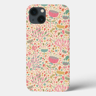 Helderbloempatroon iPhone 13 Hoesje