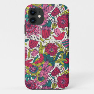Helderbloempatroon iPhone 11 Hoesje